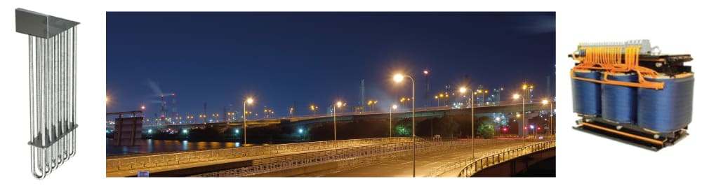 equipos siendo controlados por controladores de potencia