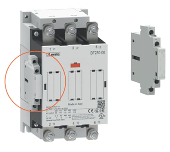 Contactos auxiliares de montaje lateral